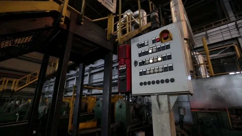 Automatic card-programmed rolling mill Stock Footage 72715266