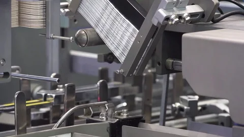 Automatic cartoning packaging machine 库存影片 83043798