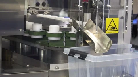 Automatic cartoning packaging machine Vídeos de archivo 90229690