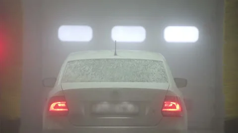 Automatic carwash Stock Footage 47656484