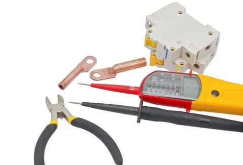 Automatic circuit breaker Stock Photos