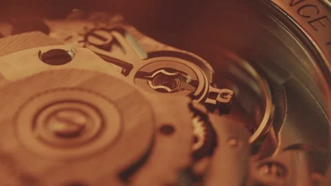 An Automatic Clock Mechanism Internal 스톡 동영상 277512022