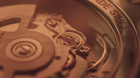 An Automatic Clock Mechanism Internal 스톡 동영상 282946753