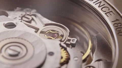 An Automatic Clock Mechanism Internal 스톡 동영상 295022063