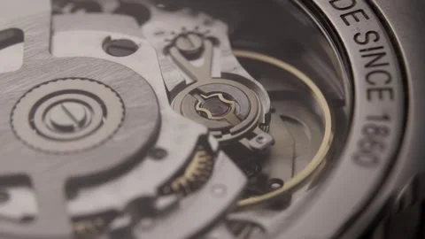 An Automatic Clock Mechanism Internal 스톡 동영상 310467364