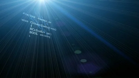 Automatic Code Writing Stock Footage