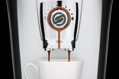 Automatic coffee machine Stock Photos
