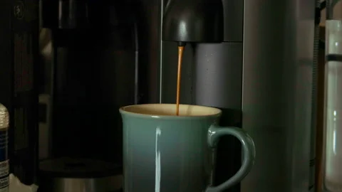 Automatic coffee maker Stock Footage 237848700