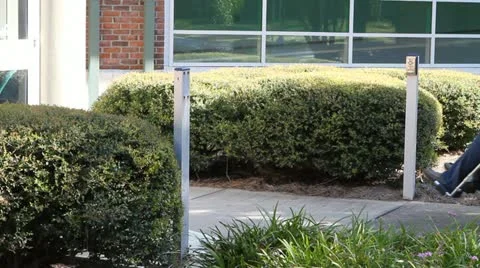 Automatic Door For Disabled Video stock 12525111