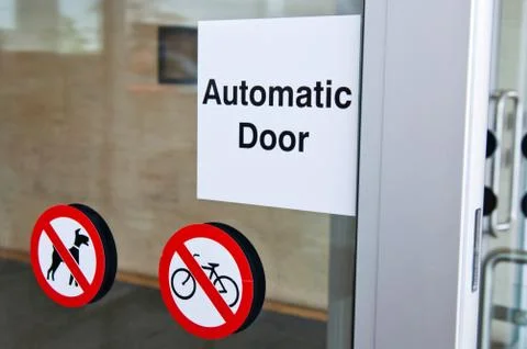Automatic door Stock-Illustration