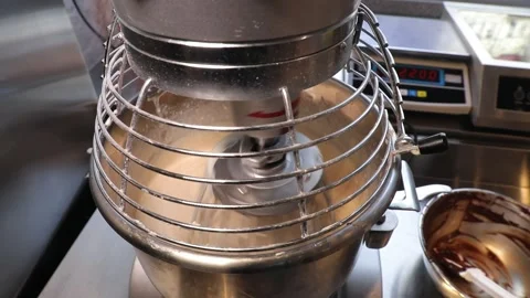 Automatic dough mixer. Stock Footage 231062182