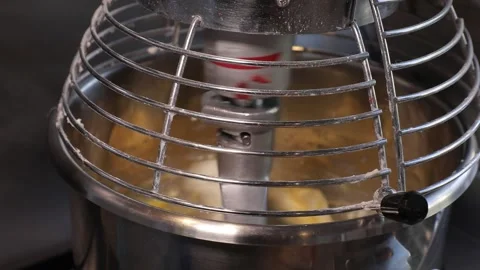 Automatic dough mixer. Stock Footage 231062272