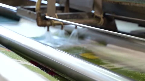 Automatic dry cleaning of carpets Video stock 151649079