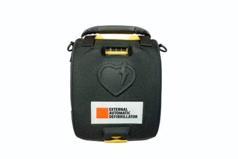 Automatic External hart defibrillator Stock-Fotos
