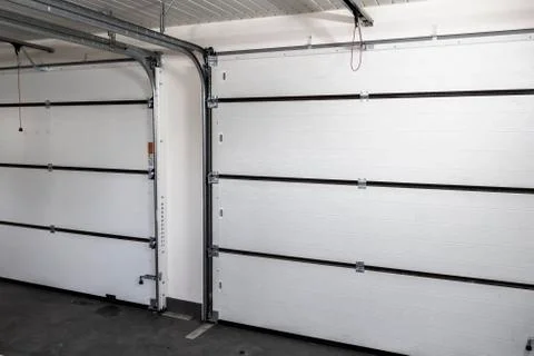 Automatic garage doors Stock Photos