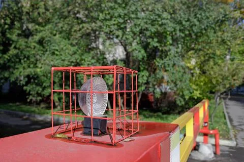 Automatic gate barrier Stock Photos