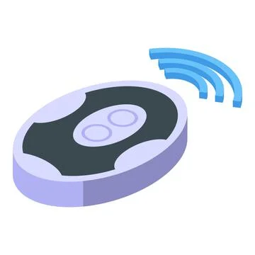 Automatic gate remote control device icon, isometric style Stock Illustration