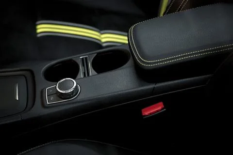 Automatic gear shift of a car Stock Photos