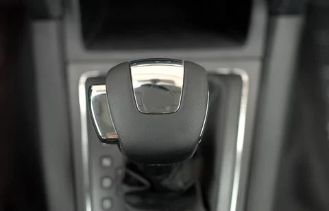 Automatic gear shift handle 库存照片