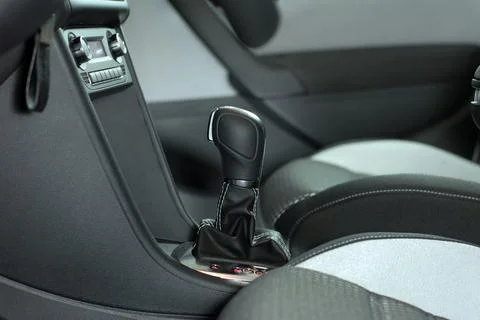 Automatic gear shift Stock Photos