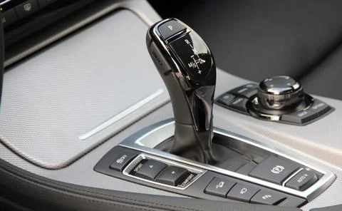 Automatic gear shift Stock Photos
