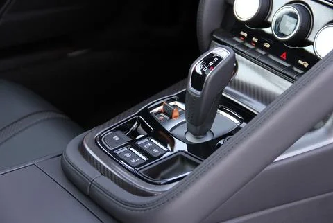 Automatic gear shift Stock Photos