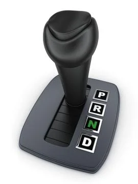 Automatic gearbox car (done in 3d) Stock Illustration