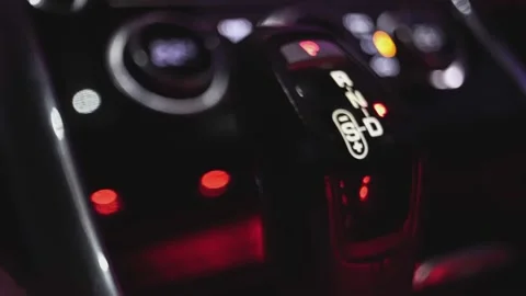 Automatic gearshift lever 3 스톡 동영상 157498720