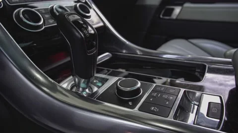 Automatic gearshift lever 스톡 동영상 157498677