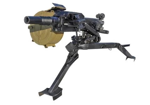 Automatic grenade launcher Stock Photos
