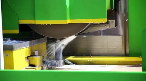 Automatic grinding machine, close up process Stock Footage 51926379