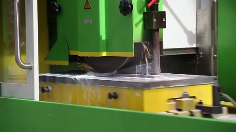 Automatic grinding machine Stock Footage 80897722