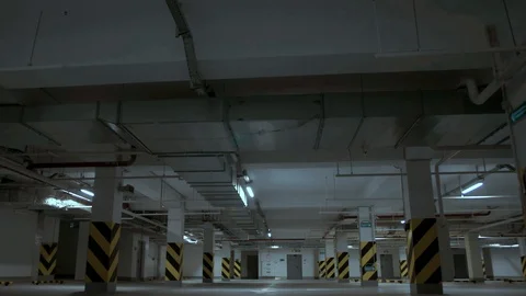 Automatic ignition of fluorescent lamps from the motion sensor Stock Footage 102665769
