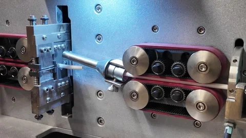 Automatic Industrial Cable Cutting and Stripping Machine Видео 332790050