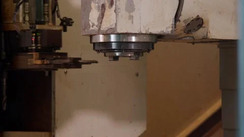 Automatic installation of the drill into the old machine Stock Footage 170698808
