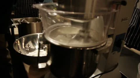 Automatic kitchen mixer Stock Footage 12752231