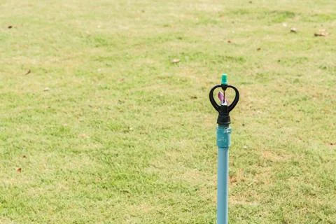 Automatic lawn sprinkler Stock Photos
