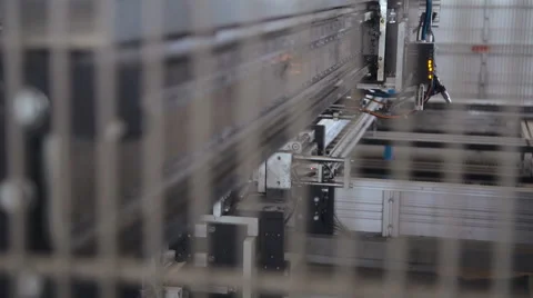 Automatic line of windows production 스톡 동영상 68180016