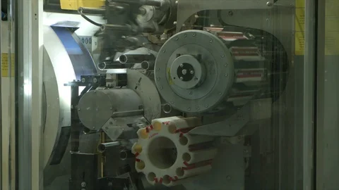Automatic machine factory Vídeo Stock 94724906
