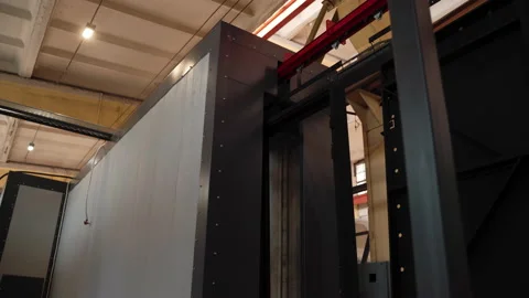 Automatic machine at the factory Video stock 150982270