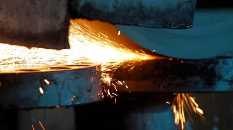 Automatic machine grinding metal details Stock-Footage 58067868
