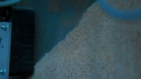 Automatic Machine Production of chipboard Stock Footage 70647192