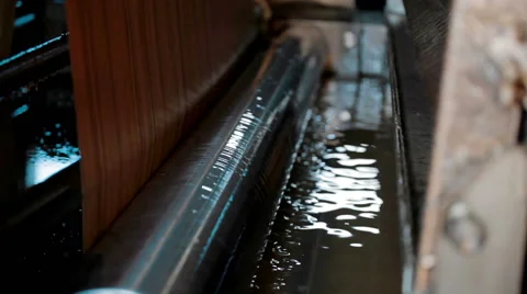 Automatic Machine Production of tape for laminate Stock Footage 63464773