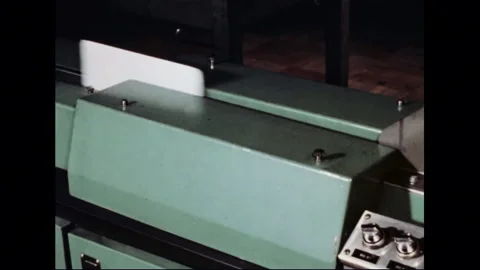 Automatic Mail Processing And Distribution At Post Office Processing Facility Stock Footage 139646239