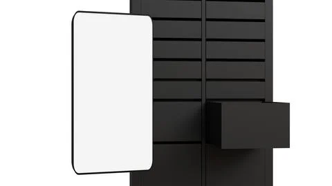 Automatic mailbox for issuing parcels city and white screen on the phone, o.. Stock Photos