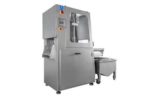 Automatic meat injector, meat processing equipment, food production, isolated Stock Photos