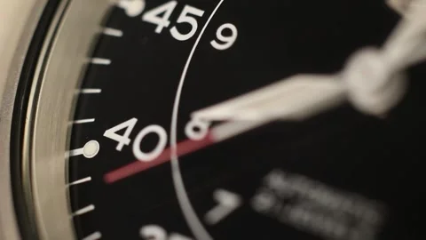 Automatic Mechanical Field Watch Face Ticking Stock Footage 333072503