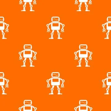 Automatic mechanism pattern seamless 스톡 일러스트
