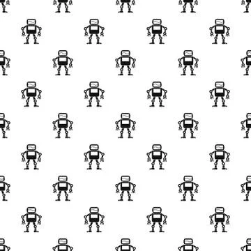 Automatic mechanism pattern vector Illustrazione stock