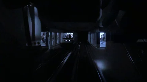 Automatic Metro Subway Stock Footage 112321653